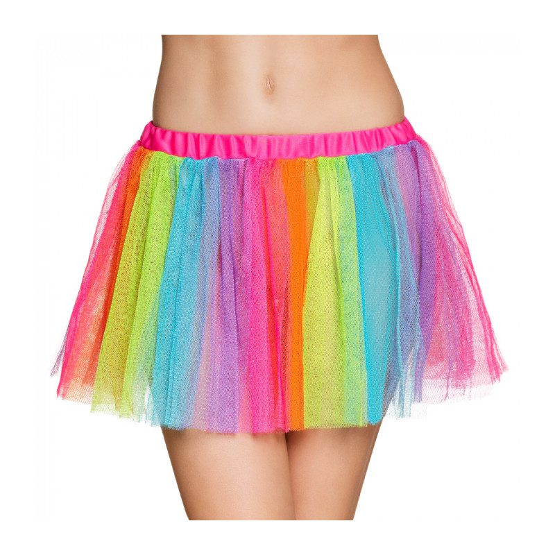 Dúhová tutu sukňa veľkosť M/L